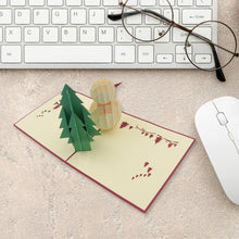 3d pop up merry christmas wishes card