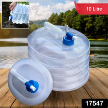 outdoor camping collapsible portable water container with carry handle tap valve large food grade