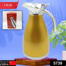 vacuum insulated kettle jug vacuum insulated thermos kettle jug insulated vacuum flask vacuum kettle jug stainless steel for milk tea beverage home office travel coffee 1 5 ltr 1pc