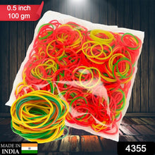 multicolor rubber bands elastic reusable office home 0 5 inch 100gm
