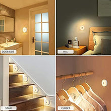round shape 8 led motion sensor induction led light 1
