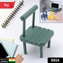 mobile phone holder mini chair cell phone stand portable smartphone dock cellphone holder for desktop design compatible with all mobile phones 1 pc