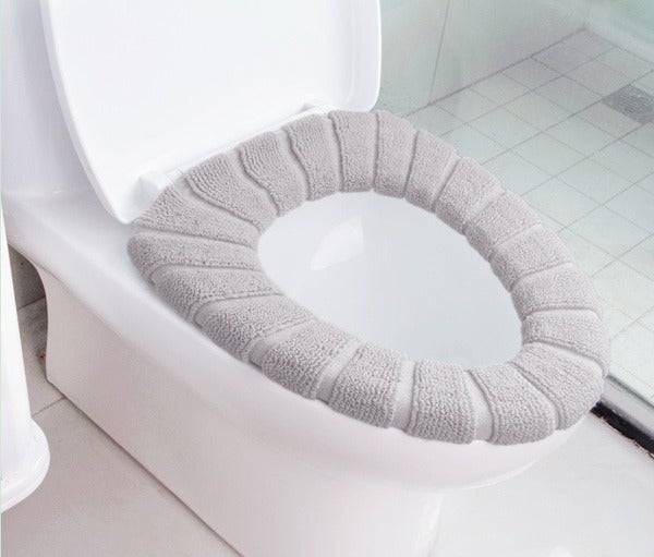 winter comfortable soft toilet seat mat cover pad cushion plush