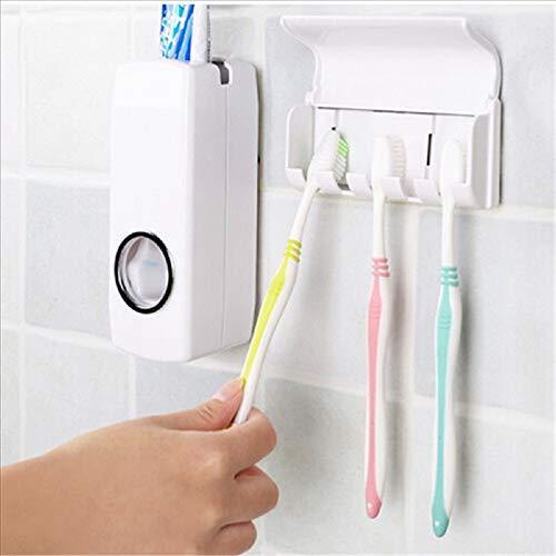 toothpaste dispenser tooth brush holder