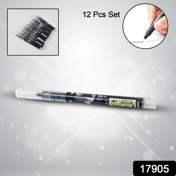 large black roller ball gel pen set