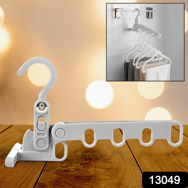 13049 foldable cloth hanger 5 holes