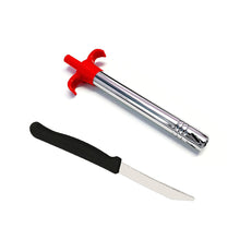 stainless steel electronic gas lighter knife