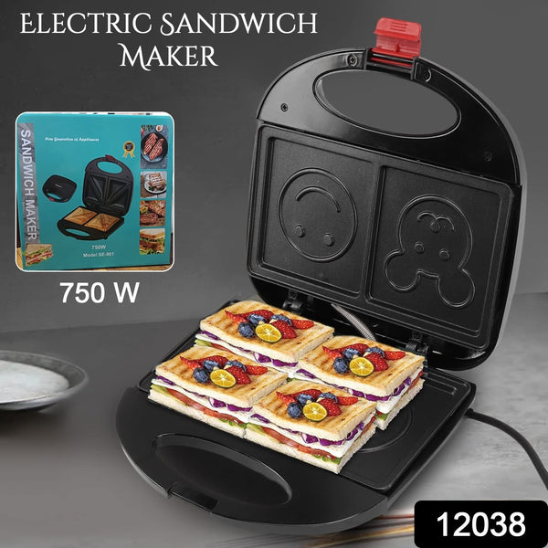 12038 750w electric sandwich maker