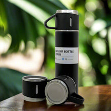 stainless steel vacuum flask set with 3 steel cups combo for coffee hot drink and cold water flask ideal gifting travel friendly latest flask bottle 500ml 1