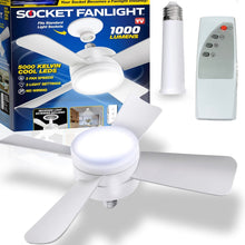 17845 socket fan light n remote