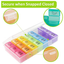 12906 21grid medicine organizer box