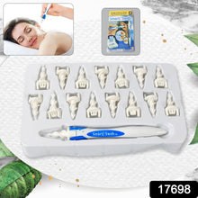 17698 ear wax removal ear cleaner earwax remover spiral soft silicone safe upgraded smart earwax removal tool swab kit with 16 replacement tips for adults kids