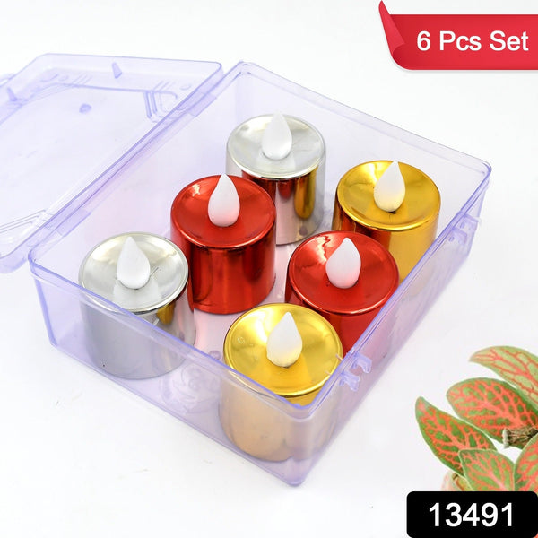 13491 6pc led candles diya ktc317