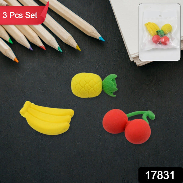 17831 mix des eraser 3pc set no1