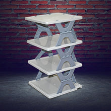 foldable shoe rack 1 pc 4 layers space saving entryway storage