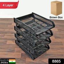 multifunctional file rack with drawers desktop storage for office supplies 4 3 layers