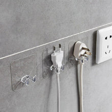 4861 transparent multi function wall storage hooks