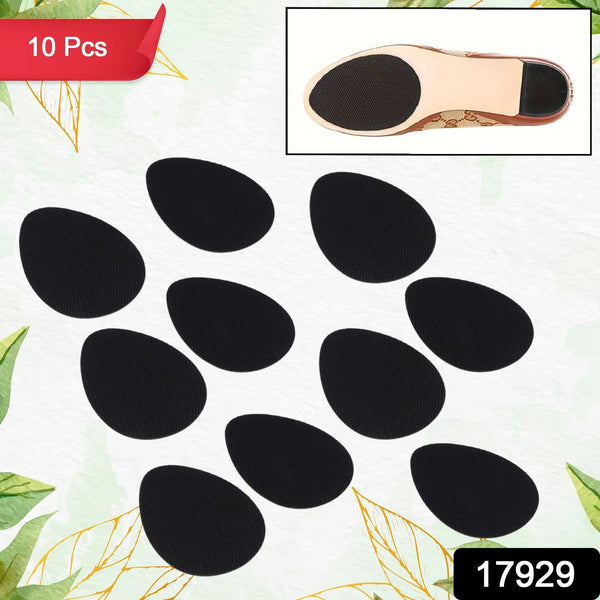 non slip shoe pads rubber shoe sole protector pads self adhesive shoe grips pads stickers non skid for ladies shoes high heels boots 10 pcs set