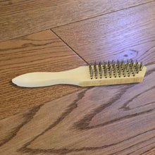 wooden handle steel wire brush 1 pc