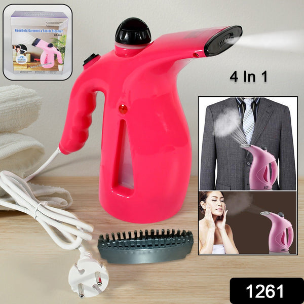 portable 4 in 1 handheld garment steamer facial steamer electric iron steam portable handy vapor steamer