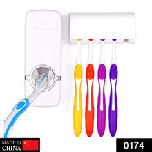 toothpaste dispenser tooth brush holder