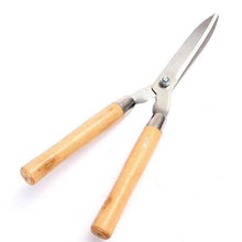 455 wooden handle hedge shears bush clipper