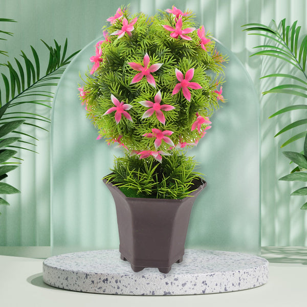 wild artificial flower plants with cute pot flower plant for home office decor tabletop and desk decoration artificial flower for balcony indoor decor plants for living room 1 pc