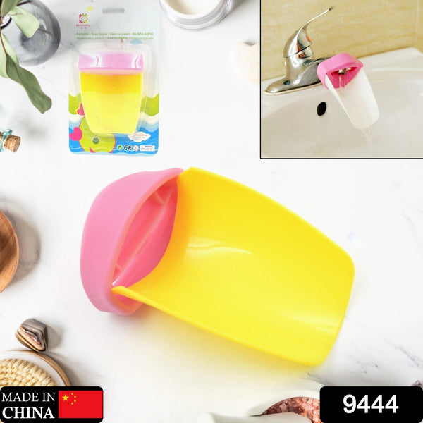 faucet extender easy use for hand washing for kids toddlers babies and children silicone sink handle extender fun hand washing solution cute duck mouth design wash helper bathroom sink for babies and children 1 pc