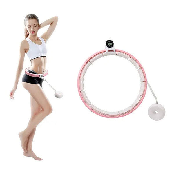 fitness adjustable detachable fitness hula hoop ring smart round count weight loss gym equipment exercise smart hula hoops 1
