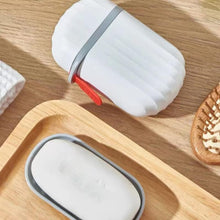 stylish and practical soap holder for travel soap box with secure seal and non leak design stylish soap box for home bathroom hiking travel camping capsule soap box 1 pc