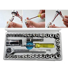 socket combination toolkit 40 pcs