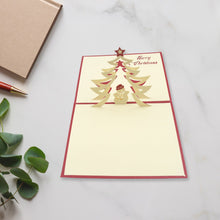 unique 3d pop up wishing card christmas 1 pc