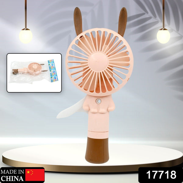 17718 portable small fan handheld mini student handheld dormitory class personal fan without battery usb cable operated manual hand press fan 1 pc