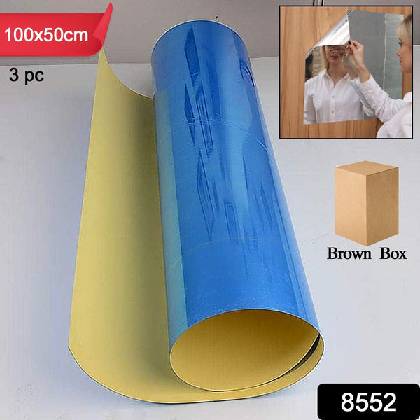 8552 3d mirror sticker 100x50cm