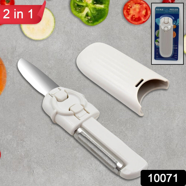dual use 2 in 1 knife peeler kitchen tool