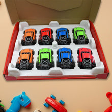 mini pull back racing car widely used by kids children 8 pcs set mix color