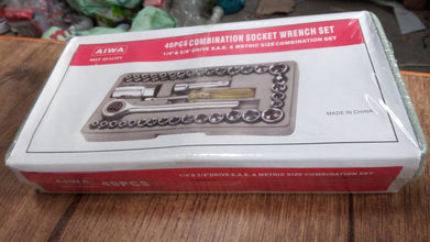 socket combination toolkit 40 pcs