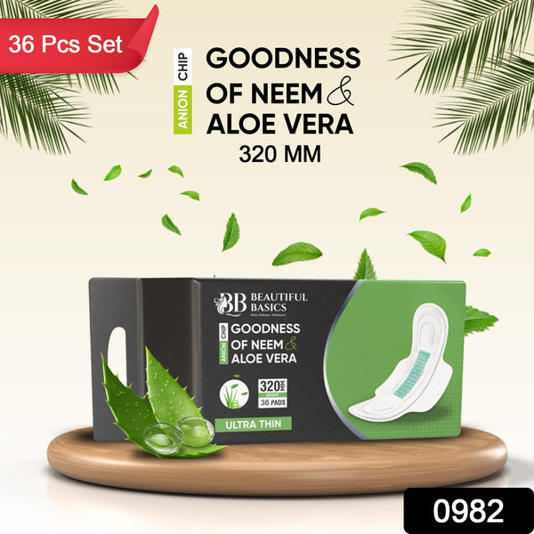 0982 aloevera sanitary pads 36pads