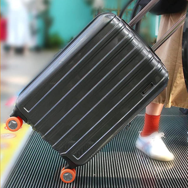 luggage wheel covers 8 pcs luggage wheel covers for suitcase reduce noise for travel luggage suitcase silicone suitcase wheels cover for protect suitcase wheels 8 pcs