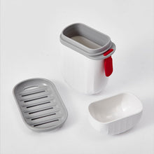 stylish and practical soap holder for travel soap box with secure seal and non leak design stylish soap box for home bathroom hiking travel camping capsule soap box 1 pc