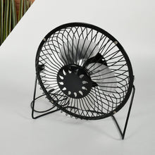usb table desk personal metal electronic fan compatible with computers laptops student dormitory suitable for office school use 1 pc
