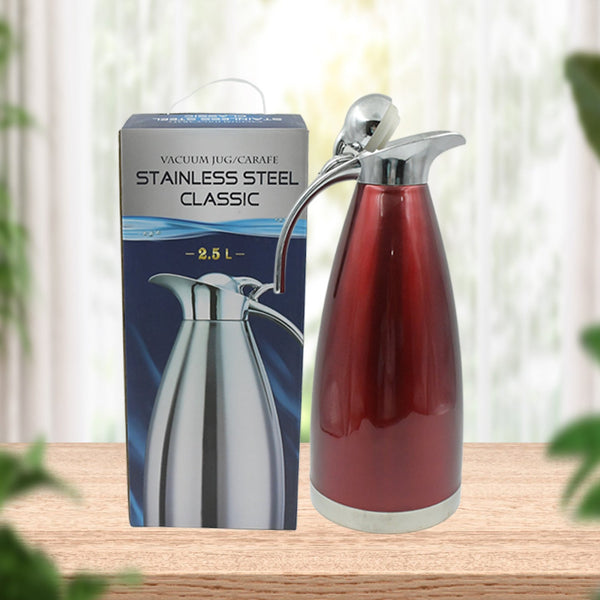 vacuum insulated kettle jug stainless steel 2 5l sizes