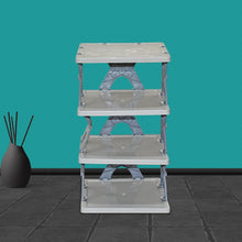 foldable shoe rack 1 pc 4 layers space saving entryway storage