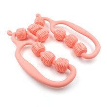 muscle massage roller 10 wheels relieve soreness leg muscle roller fitness roller muscle relaxer massage roller ring clip all round massaging uniform force elastic pp drop shaped for home use 1 pc