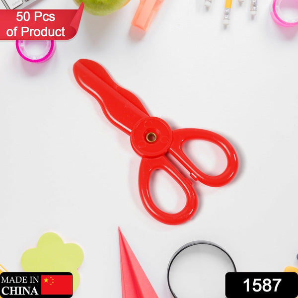 plastic child safe scissor set 50 pcs set