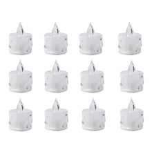 12 pcs flameless and smokeless decorative acrylic candles transparent led tea light candle for gifting house diwali christmas festival events decor candles 2