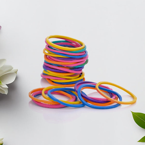 strong reusable rubber bands multicolor for office home school 5 inch 100 gm