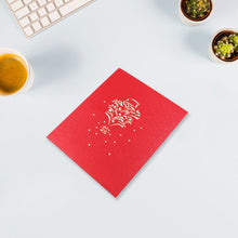 unique 3d pop up wishing card christmas 1 pc