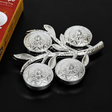 tree shape mukhwas serving tray 4 compartments