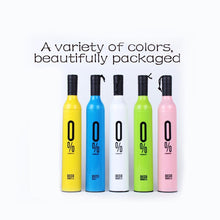 pocket folding wine bottle umbrella